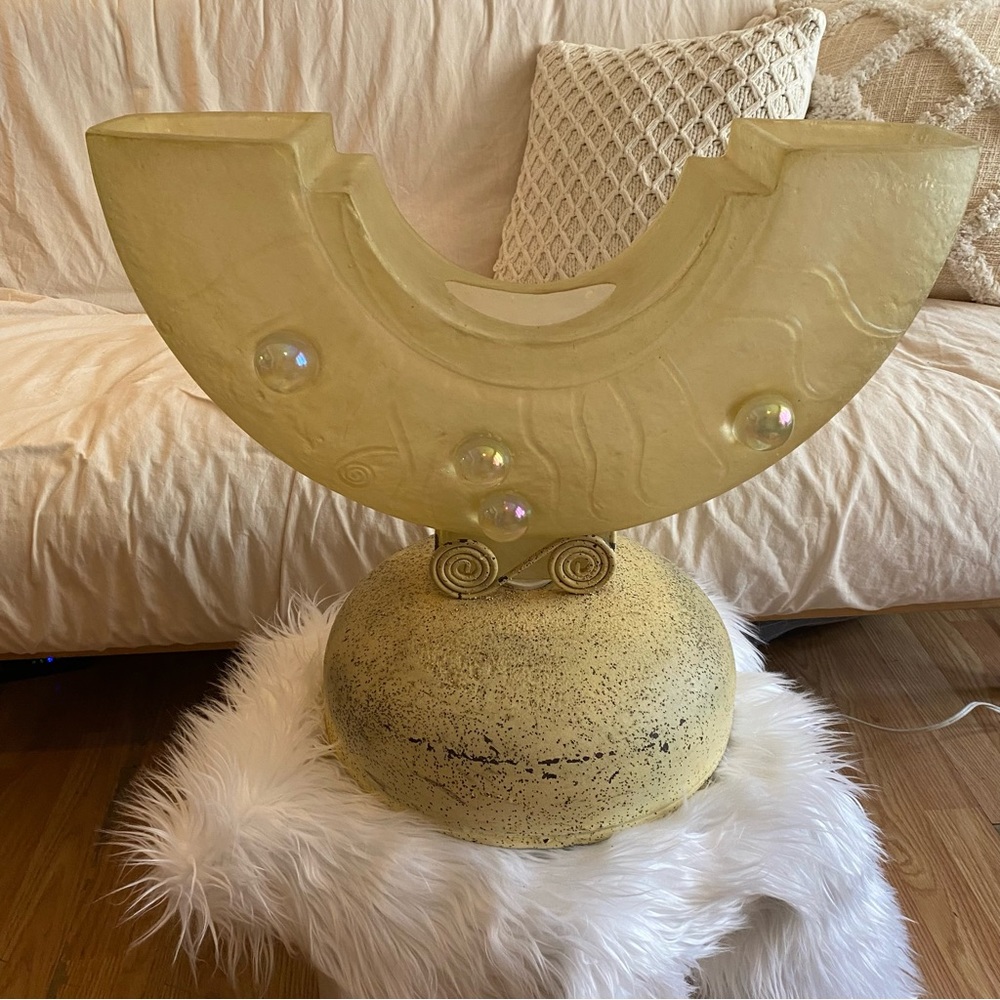 Carlos De Anda Signed Original Collectible Sculptural Fine Art Floor Table Lamp - Picture 1 of 15